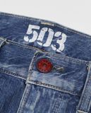  03.01.23 - VTG SPLASH PAINTING FLARED DENIM PANTS - EDWIN 