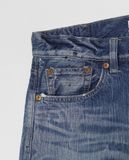 03.01.23 - VTG SPLASH PAINTING FLARED DENIM PANTS - EDWIN 