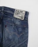  03.01.23 - VTG SPLASH PAINTING FLARED DENIM PANTS - EDWIN 