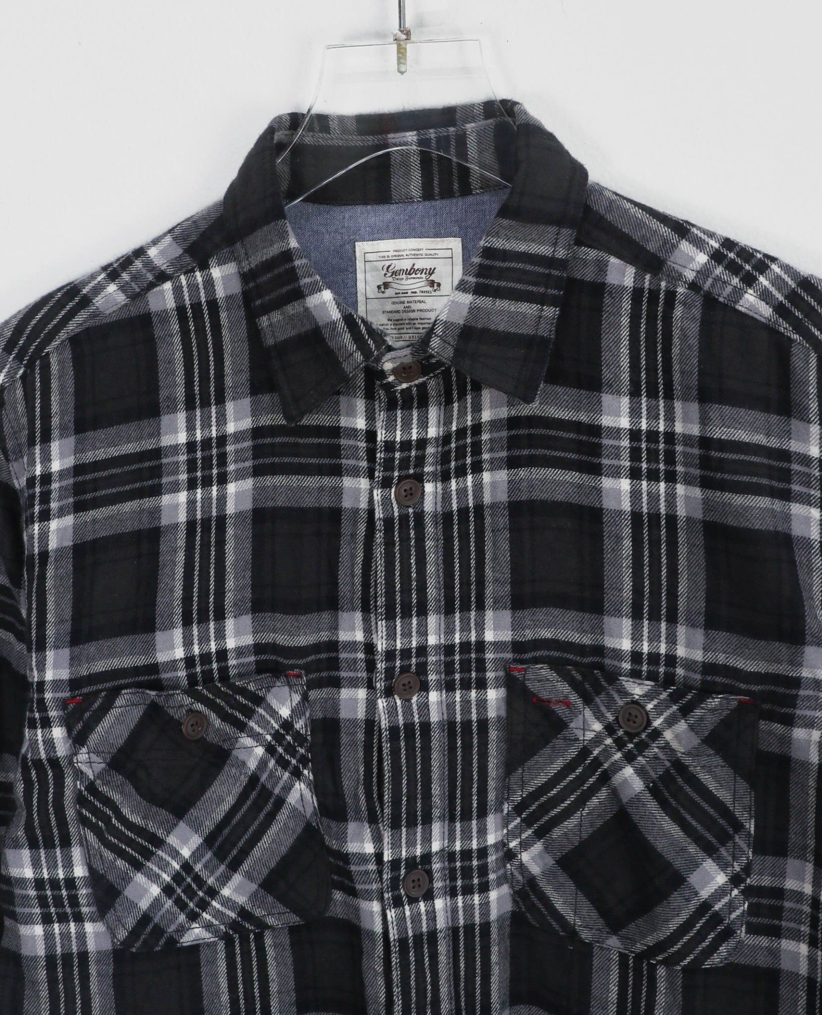  08.03.23 - VTG BUTTON UP SHIRT - GEMBONY 