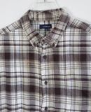  08.03.23 - VTG FLANNEL BUTTON UP SHIRT - CROFT & BARROW 