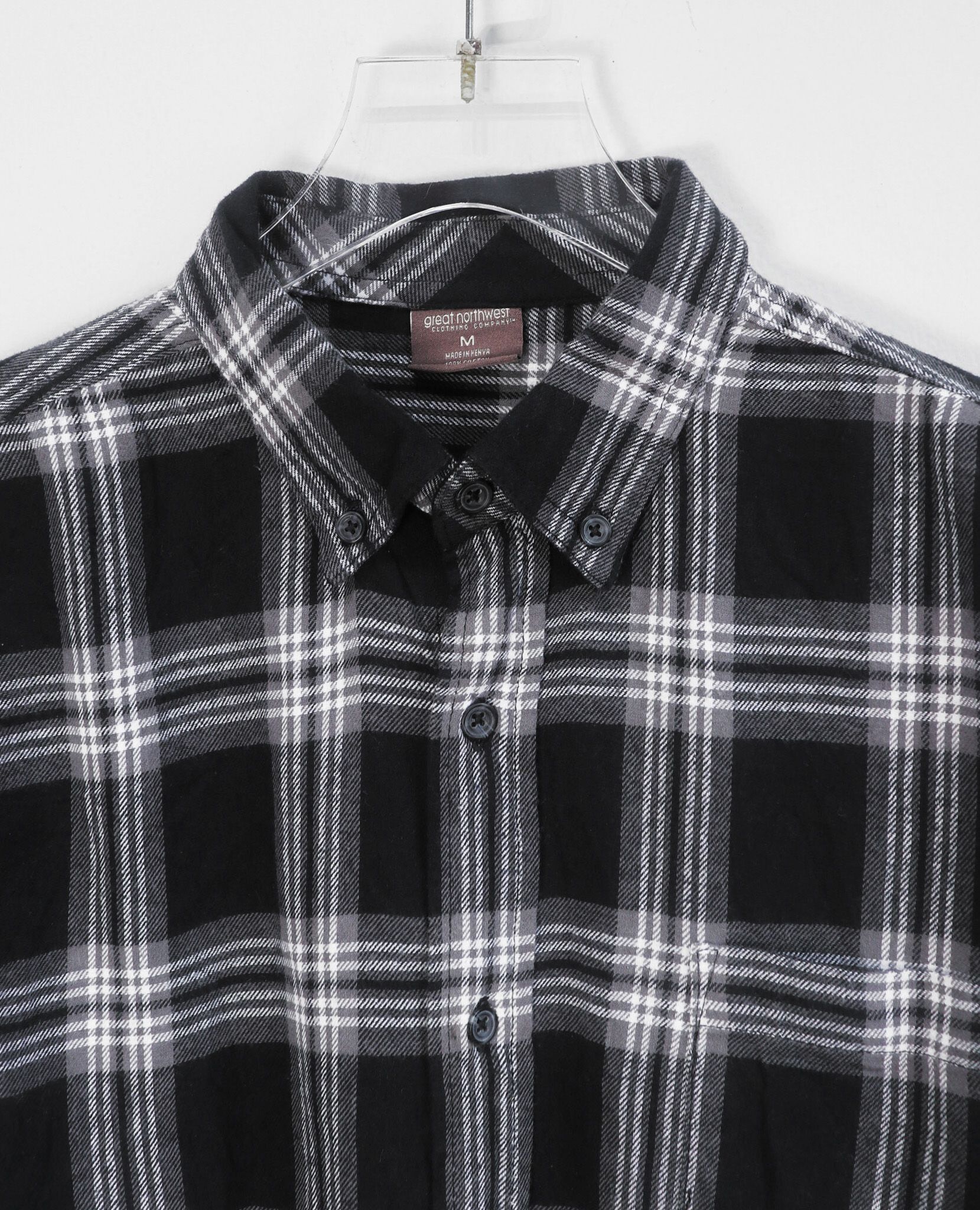  08.03.23 - VTG FLANNEL BUTTON UP SHIRT - GREAT NORTHWEST 