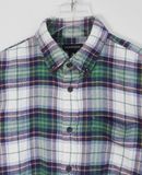  08.03.23 - VTG FLANNEL BUTTON UP SHIRT - LANDS END 