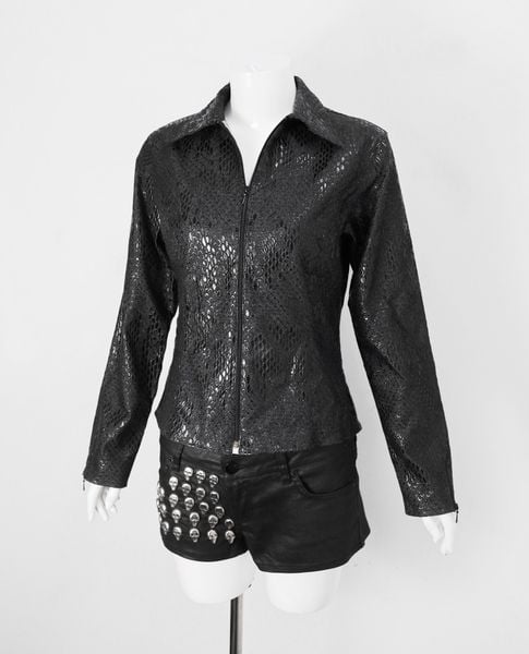 11.30.22 - VTG CROPPED BLOUSON JACKET - ANNE FONTAINE PARIS 