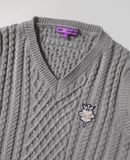  12.19.23 - VTG KNIT VEST - BEAM GOLF 