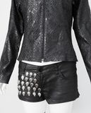  11.30.22 - VTG CROPPED BLOUSON JACKET - ANNE FONTAINE PARIS 