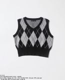  12.19.23 - VTG CROPPED KNIT VEST - SHEIN 