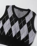  12.19.23 - VTG CROPPED KNIT VEST - SHEIN 