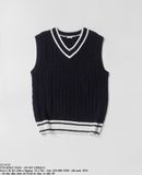  12.19.23 - VTG KNIT VEST - GU by UNIQLO 