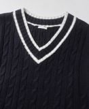  12.19.23 - VTG KNIT VEST - GU by UNIQLO 