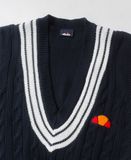  12.19.23 - VTG KNIT VEST - ELLESSE 