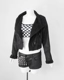  11.30.22 - VTG CROPPED WAXED JACKET - CLOVIS 