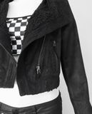  11.30.22 - VTG CROPPED WAXED JACKET - CLOVIS 