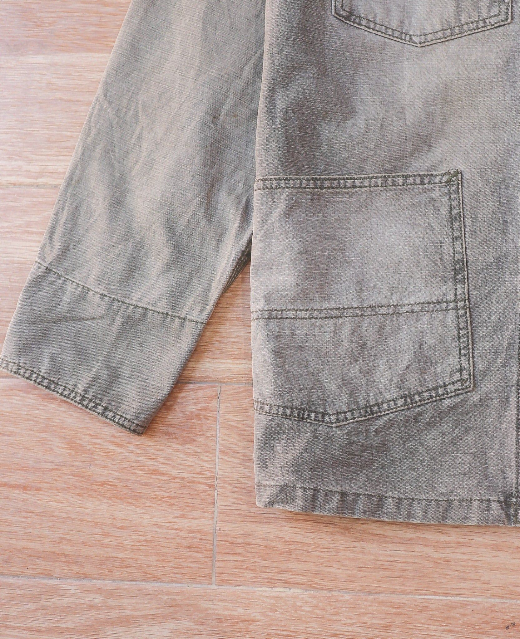  06.16.24 - VTG DENIM WORK COAT JACKET - EDWIN 503 REBEL 