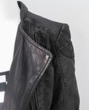  11.30.22 - VTG CROPPED BIKER JACKET - GG LADY BY JESSI NY 