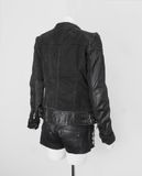  11.30.22 - VTG CROPPED BIKER JACKET - GG LADY BY JESSI NY 