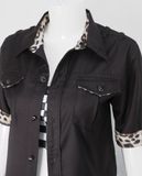  11.30.22 - VTG BUTTON UP PUNK T-SHIRT - VICE FAIRY 