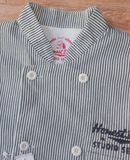  06.16.24 - VTG DENIM CHEF SHIRT JACKET - GU by UNIQLO X HONEST DELI by STUDIO SEVEN 