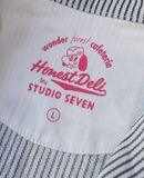  06.16.24 - VTG DENIM CHEF SHIRT JACKET - GU by UNIQLO X HONEST DELI by STUDIO SEVEN 