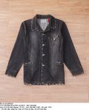  06.16.24 - VTG DENIM BLAZER JACKET - BIG SHARK 