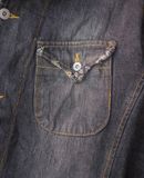  06.16.24 - VTG DENIM BLAZER JACKET - BIG SHARK 