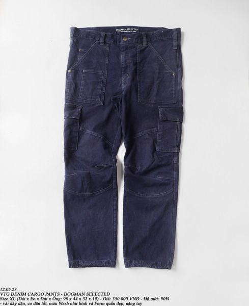  12.05.23 - VTG DENIM CARGO PANTS - DOGMAN SELECTED 