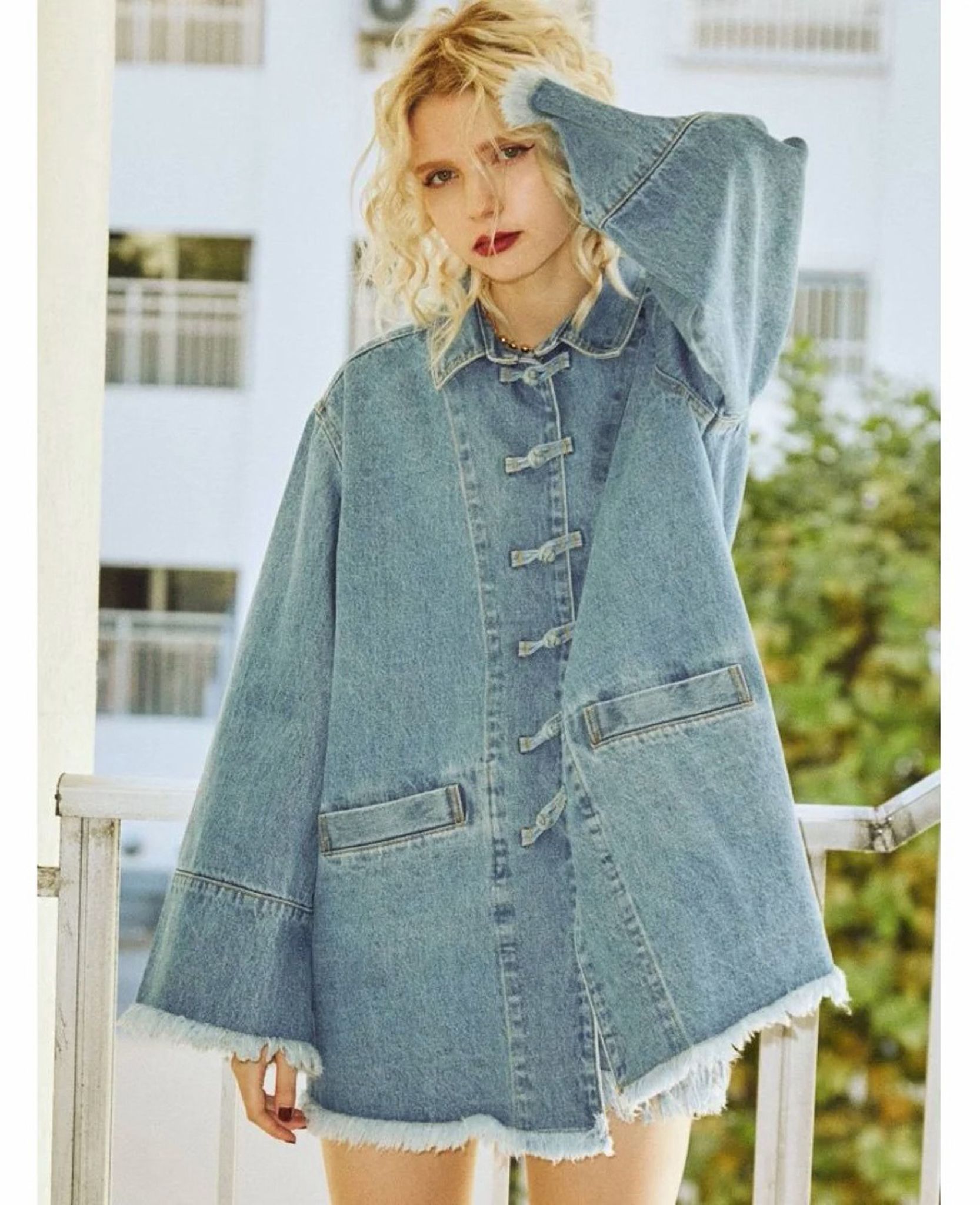  06.16.24 - VTG DENIM CHINA JACKET - JOUETIE 