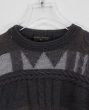  07.26.23 - VTG KNIT SWEATSHIRT - RUDOLPH VALENTINO 