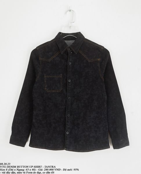  08.20.23 - VTG DENIM BUTTON UP SHIRT - TANTRA 