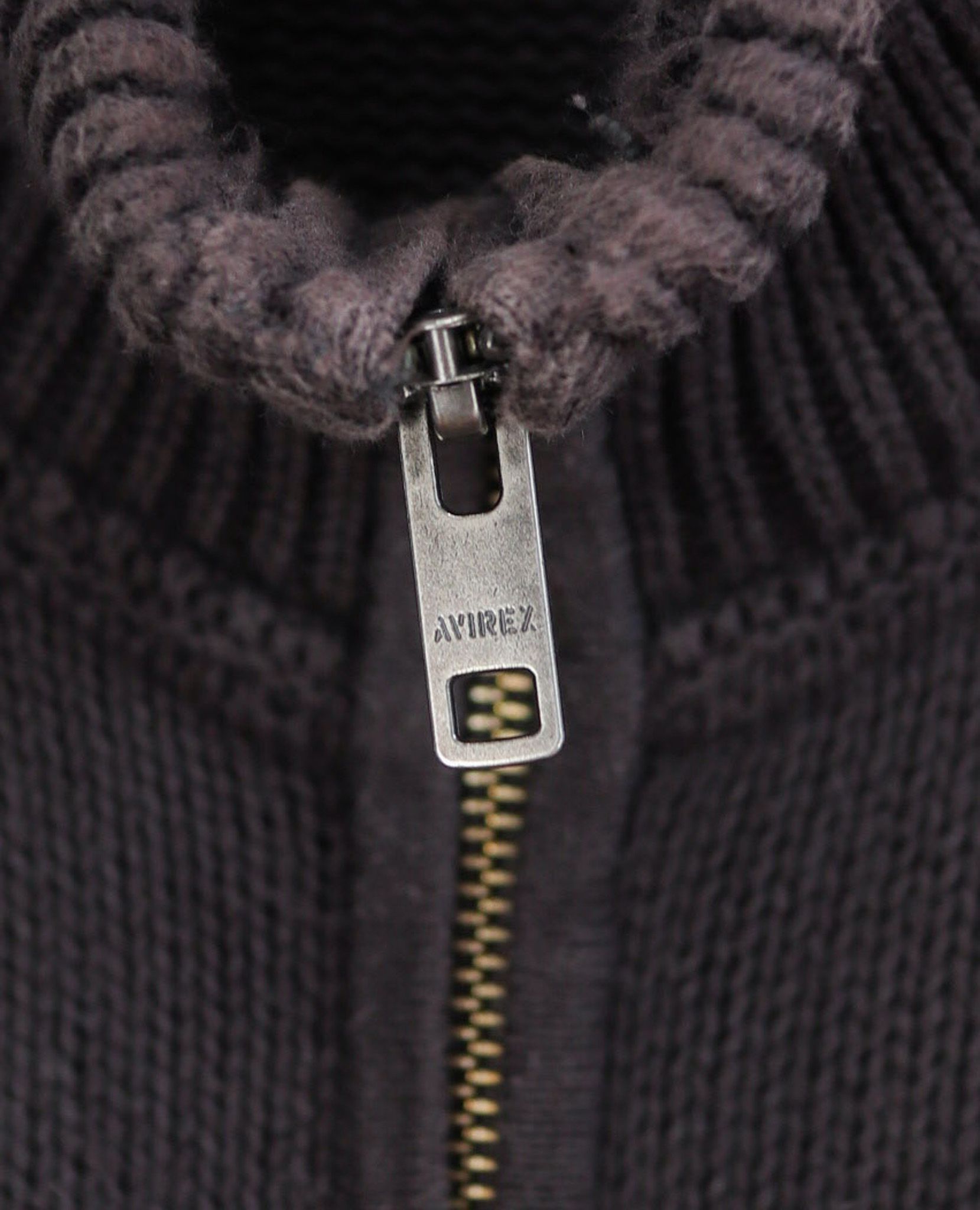  07.26.23 - VTG KNIT BLOUSON JACKET - AVIREX 