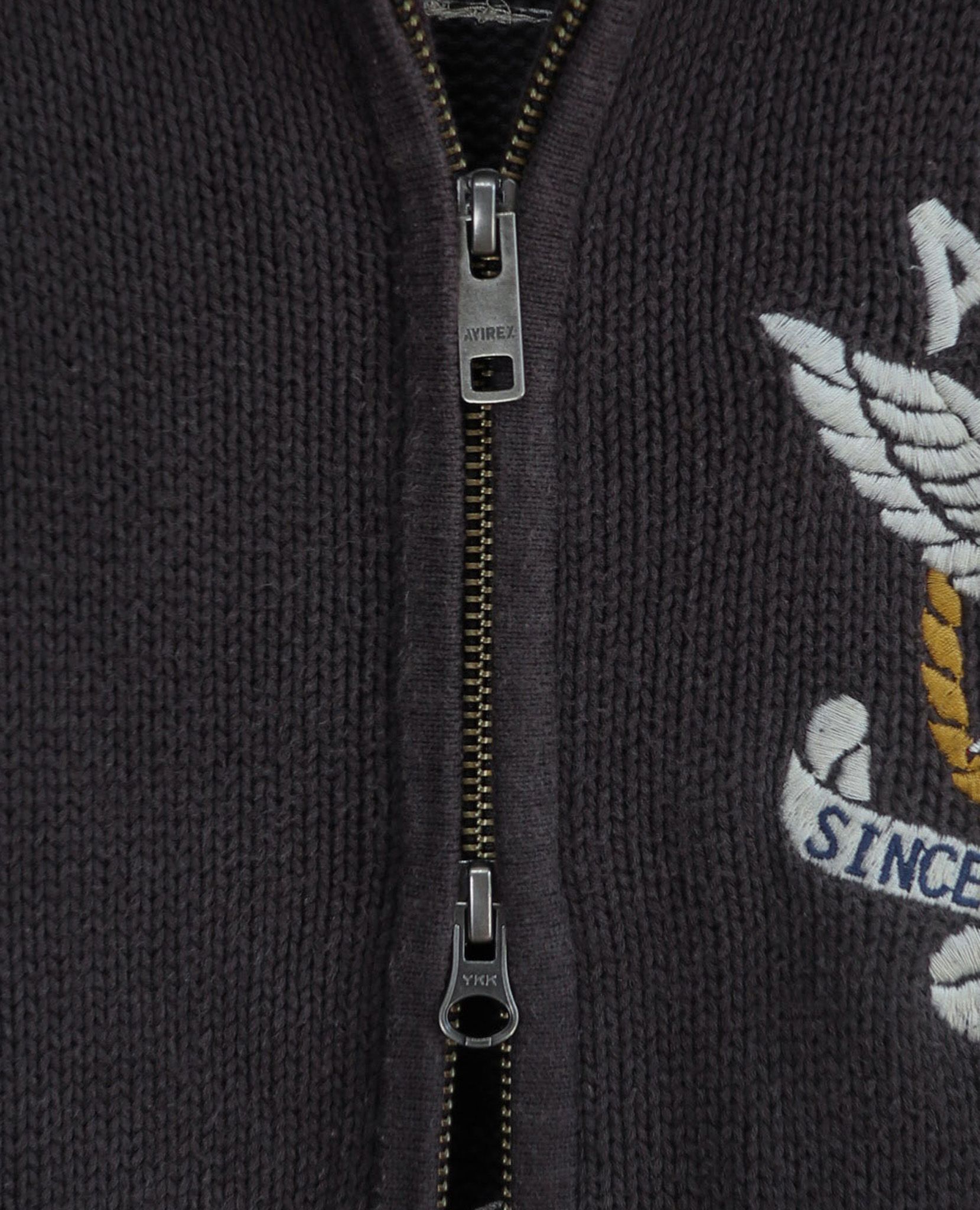  07.26.23 - VTG KNIT BLOUSON JACKET - AVIREX 