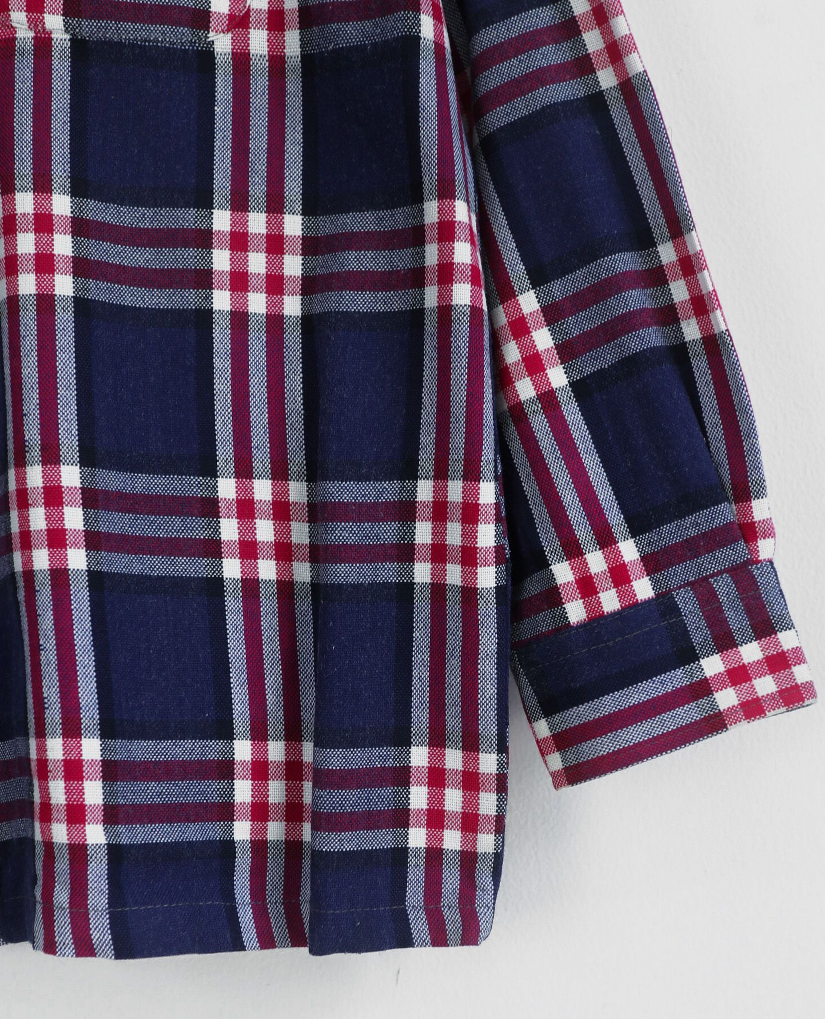  08.20.23 - VTG FLANNEL BUTTON UP SHIRT - PIERRE BALMAIN PARIS 