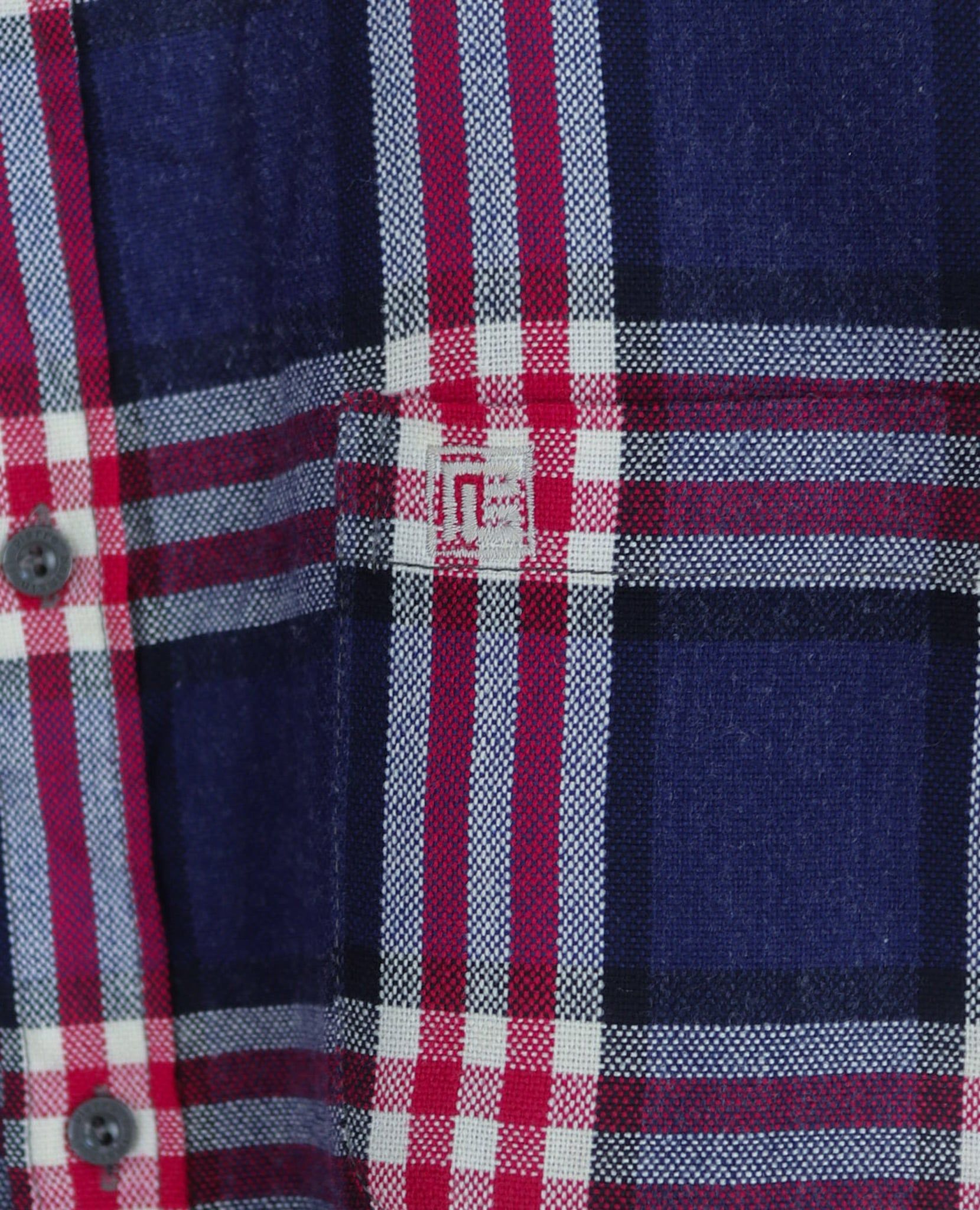  08.20.23 - VTG FLANNEL BUTTON UP SHIRT - PIERRE BALMAIN PARIS 