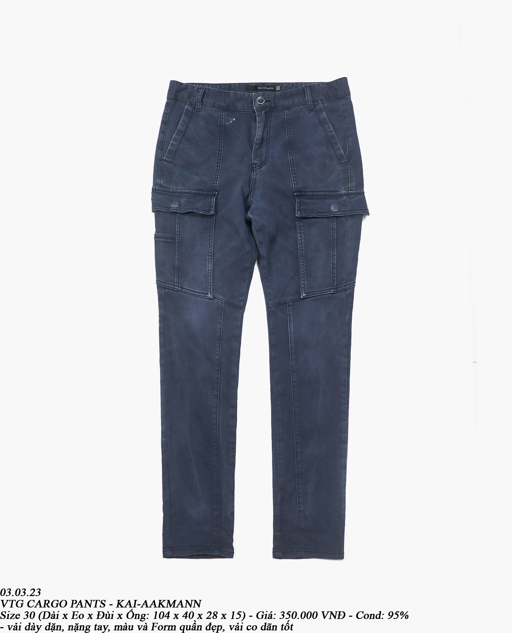 Aakmann baggy kai aakmann pants 03 03 23 - VTG CARGO PANTS - KAI-AAKMANN