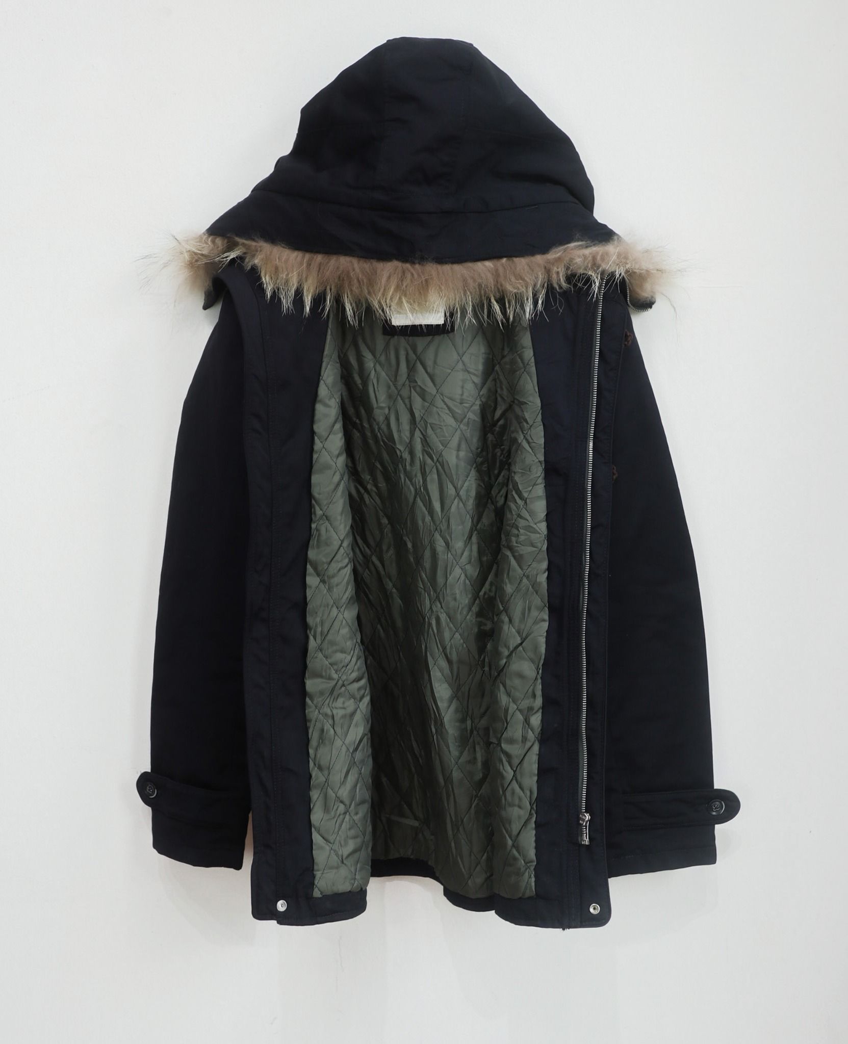  01.07.24 - VTG FUR HOODED PARKA JACKET - IKKA 