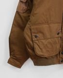  01.07.24 - VTG LEATHER MIX PUFFER JACKET - NAUTICA 