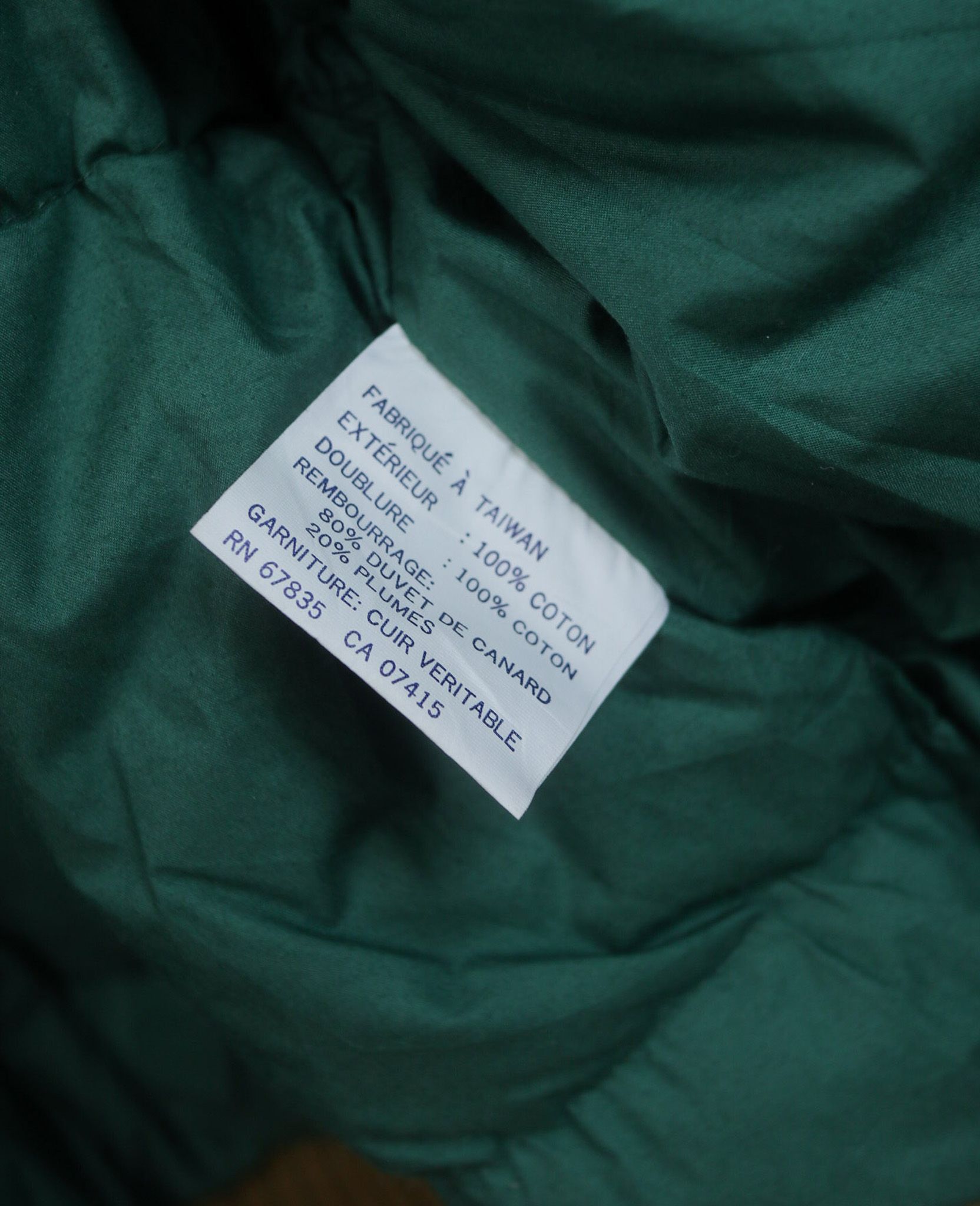  01.07.24 - VTG LEATHER MIX PUFFER JACKET - NAUTICA 