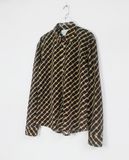  05.25.23 - VTG VELVET CUBAN BUTTON UP SHIRT - DIESEL 90s 
