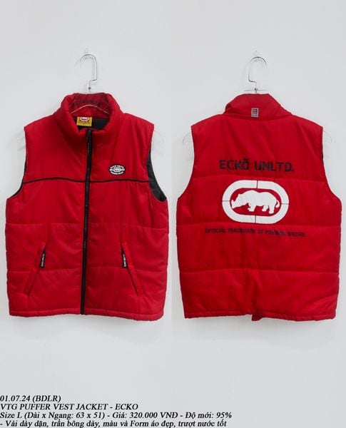  01.07.24 - VTG PUFFER VEST JACKET - ECKO 