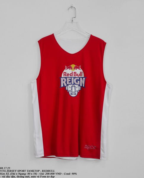  08.17.23 - VTG JERSEY SPORT TANKTOP - RED BULL 
