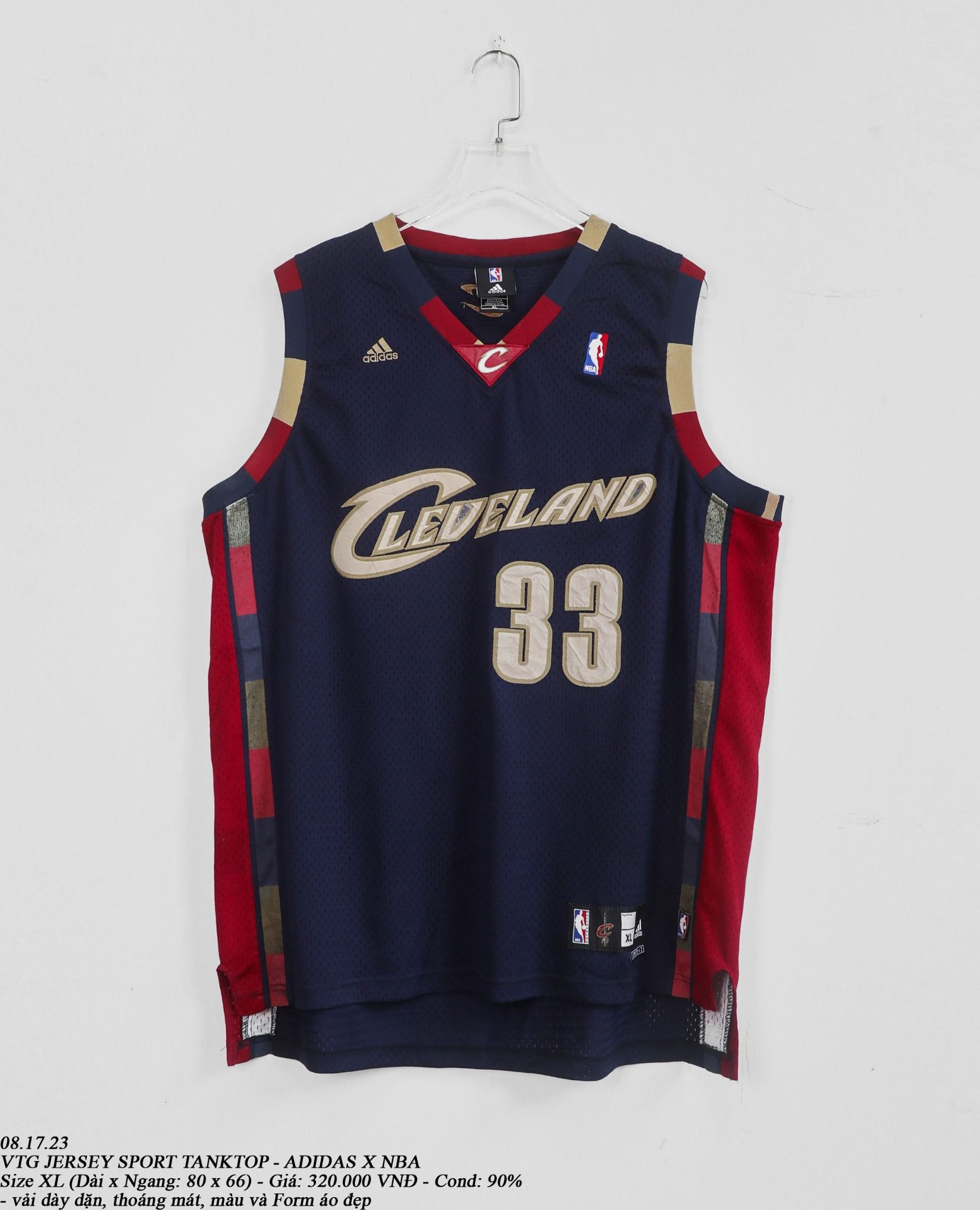  08.17.23 - VTG JERSEY SPORT TANKTOP - ADIDAS X NBA 