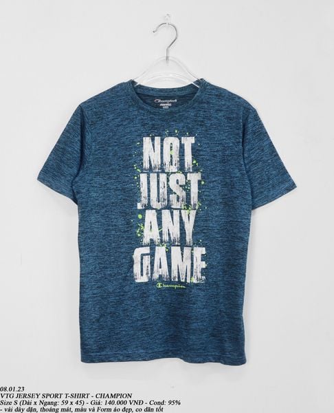  08.01.23 - VTG JERSEY SPORT T-SHIRT - CHAMPION 