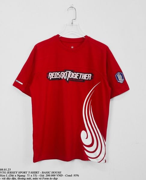  08.01.23 - VTG JERSEY SPORT T-SHIRT - BASIC HOUSE 