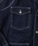  06.29.24 - VTG CHORE COAT DENIM JACKET - BROOKYN OVERALL 