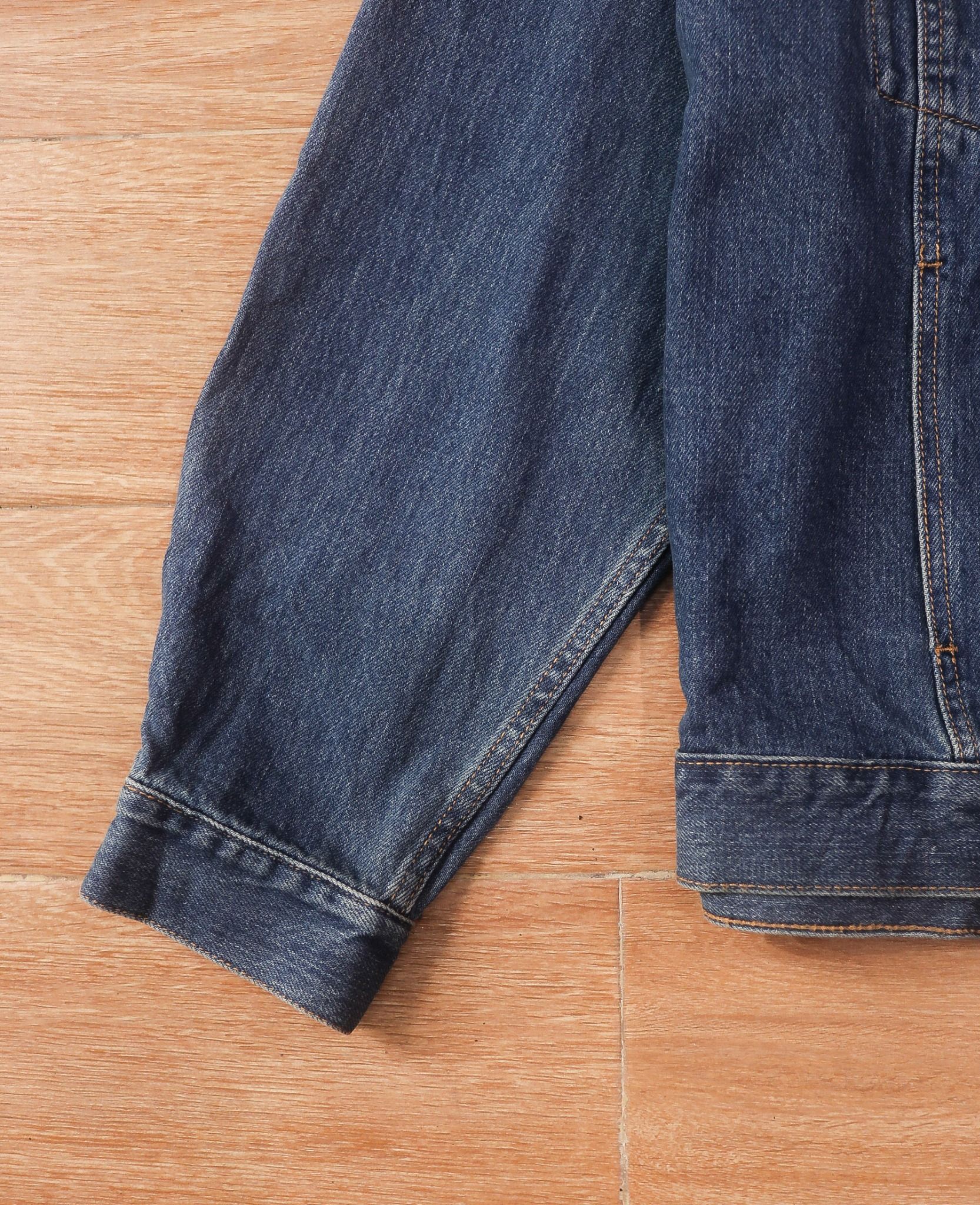  06.30.24 - VTG CROPPED DENIM JACKET - GU by UNIQLO x PEANUTS 2020 