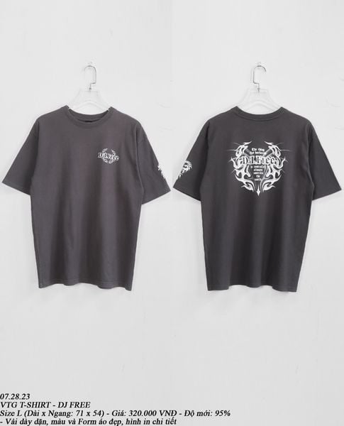  07.28.23 - VTG T-SHIRT - DJ FREE 
