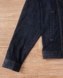  06.30.24 - VTG CROPPED DENIM JACKET - BROWNY 