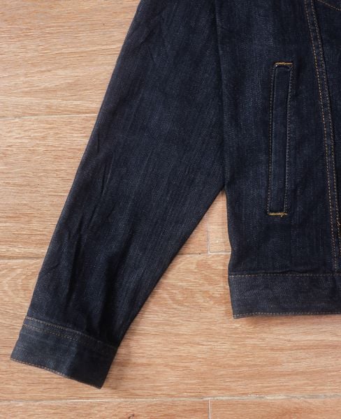  06.30.24 - VTG CROPPED DENIM JACKET - BROWNY 