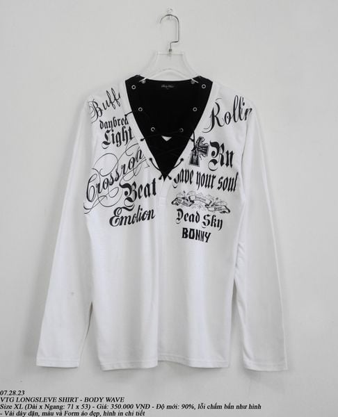  07.28.23 - VTG LONGSLEEVE SHIRT - BODY WAVE 
