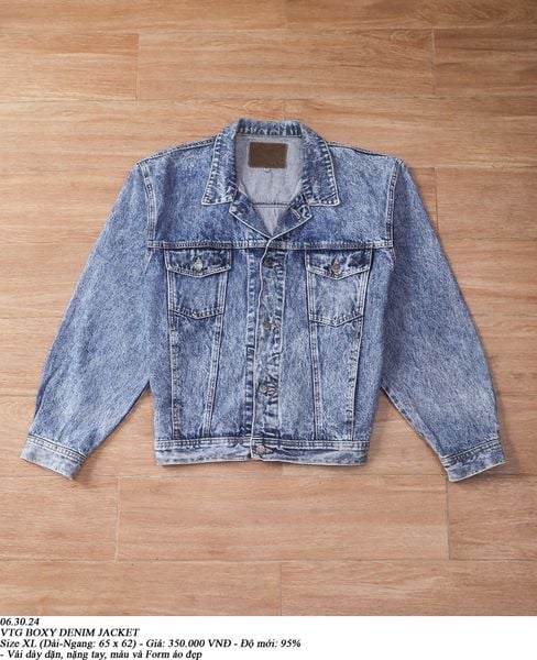  06.30.24 - VTG BOXY DENIM JACKET 